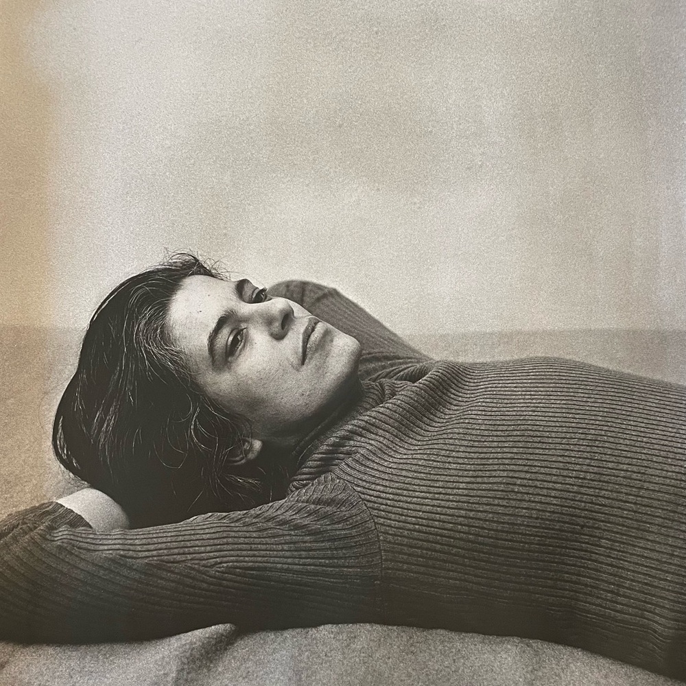 Poster of Susan Sontag from Peter Hujar exhibition Venice Biennale 2024